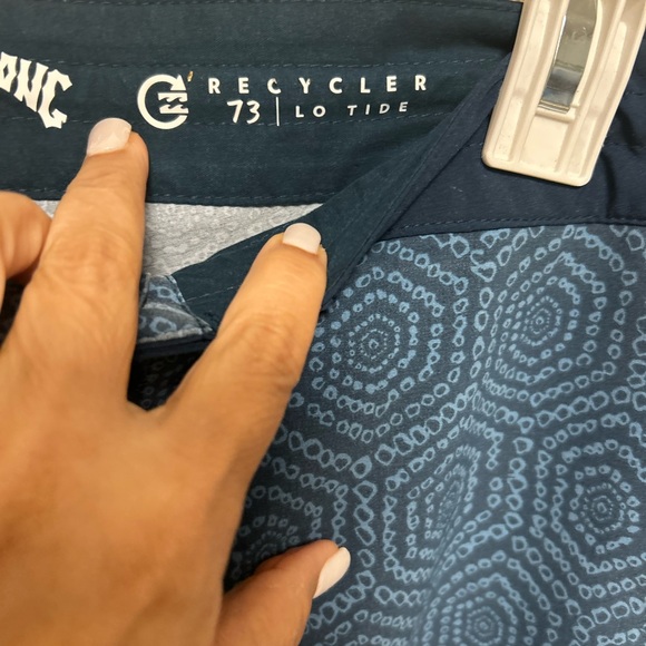 billabong Men’s Blue Swin Shorts Size 32 - Picture 6 of 10